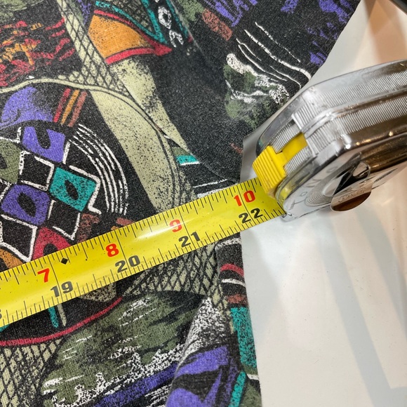 Denim Republic Vintage Men's Short Sleeve Button Down Shirt Geometric Si… - Picture 6 of 13